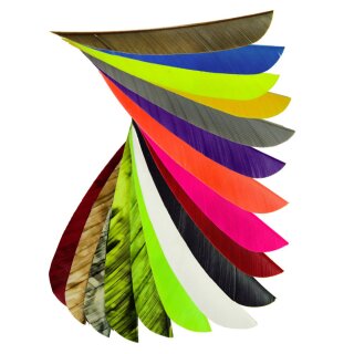 !!BESTSELLER!! SPHERE Speed Feather Naturfeder - verschiedene Längen, Farben & Formen