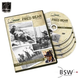 DVD - BEAR ARCHERY - The complete BEAR ARCHERY Collection - 4 DVD`s