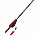 !!TIP!! TropoSPHERE Fibreglass Arrow with Standard Fletching - 30 inches