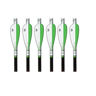 NAP Quikfletch Quikspin for Crossbows - Bone Collector - 3 inches Vanes - 6 Pieces