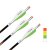 NAP Quikfletch Twister for Crossbows - 3 inches Vanes - Yellow-Yellow-White