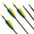 Complete Arrow | ECO - Fiberglass Arrow with Feathers - 24-32 inches
