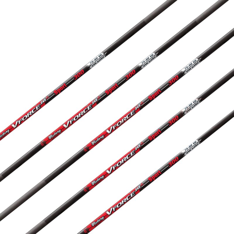 Victory VForce Elite 300 Spine Carbon Arrows - 6 Pack | Sportsman's
