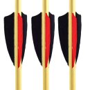 4 Zoll - 3-er Befiederung