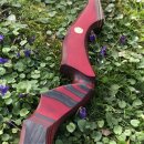JACKALOPE - Red Beryl - 62 inches - Refined Recurve Bow...