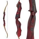 JACKALOPE - Red Beryl - 64 inches - Classic Recurve Bow...