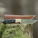 elTORO Buffalo Horn - Damascus - Hunting Knife - 10cm -...