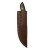 elTORO Buffalo Horn - Damast - Jagdmesser - 10cm - inkl. Lederscheide