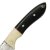 elTORO Buffalo Horn - Damast - Jagdmesser - 10cm - inkl. Lederscheide