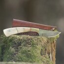 elTORO Fine Brass Bone - Damascus - Hunting Knife - 7.7cm...