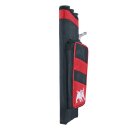 elTORO Sport&sup3; - Side Quiver with Belt Clip - Left Hand | Colour: Black/Red