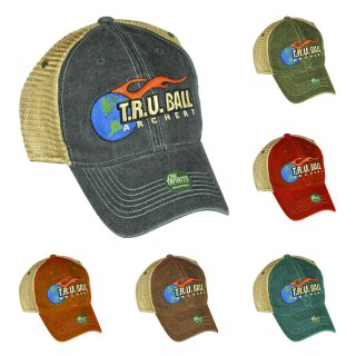 TRU BALL Mesh Hat - Base Cap | Colour: Dark Brown