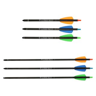 6 Pack Details about   Crossbow Bolts 30 Inch Crossbow Arrows with 4" Vanes for Hunting 