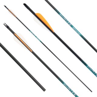 26-30 lbs | Carbonpfeil | SPHERE Hunter Pro - mit Vanes | Spine 700 | 32 Zoll
