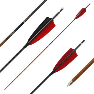 26-30 lbs | [Recommendation] Carbon arrow | MagnetoSPHERE Slim - with Feathers - Spine: 800 | 30 inches