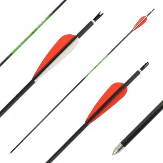 41-55 lbs | [PRICE TIP] Carbon arrow | SPHERE Slimline Pro - with Vanes - Spine: 400 | 32 inches