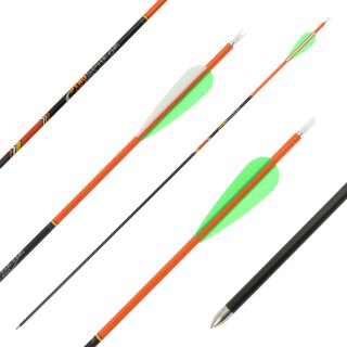 31-35 lbs | Carbon arrow | PyroSPHERE Slim - with Vanes - Spine: 600 | 32 inches