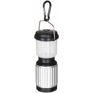 FOX OUTDOOR camping lantern - 17 LED - waterproof - silver-black
