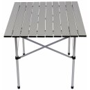FOXOUTDOOR Camping Roll Up Table - Aluminium -  foldable...