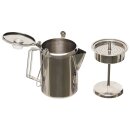 FOX OUTDOOR coffee pot - with percolator - stainless...