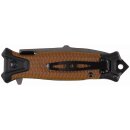 FOXOUTDOOR Jack Knife - Snake - one-handed - coyote tan -...