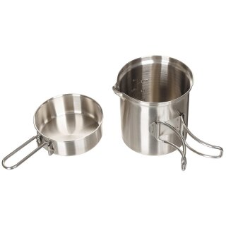 FOX OUTDOOR Cookware - Stainless steel - Pot - Pan