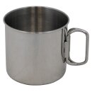 FOX OUTDOOR mug - stainless steel - folding handles -...