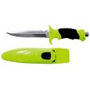 FOXOUTDOOR Diving Knife - Profi - neon-yellow/black - sheath