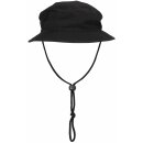 MFH GB Bush Hat - chin strap - SF Boonie - Rip Stop - black