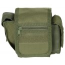 MFH Belt Pouch with 3 compartments -  OD green