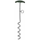 MFH Spiral Tent Peg - Metal - with plastic handle -...
