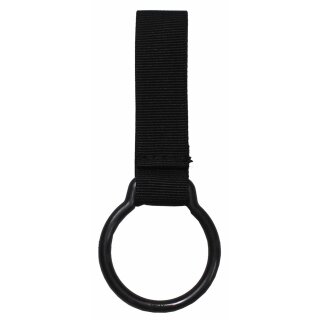 MFH flashlight holder - with ring black