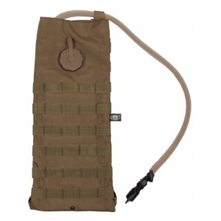 MFH Hydration Pack - MOLLE - 2,5 l - with TPU bladder - coyote tan