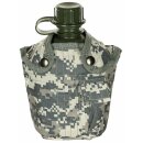 MFH US Plastikfeldflasche - 1 l - H&uuml;lle - AT-digital - BPA-frei