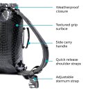 SCRUBBA Stealth Pack - Backpack 3in1