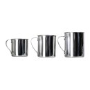BASICNATURE stainless steel mug - polished - various sizes sizes