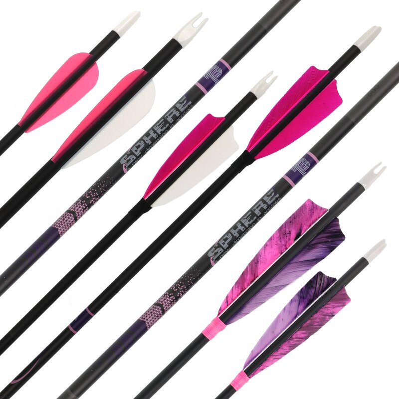Complete arrow SPHERE BowJob 6 20 mm Carbon Out Complete arrow SPHERE BowJob 6 20 mm Carbon Out