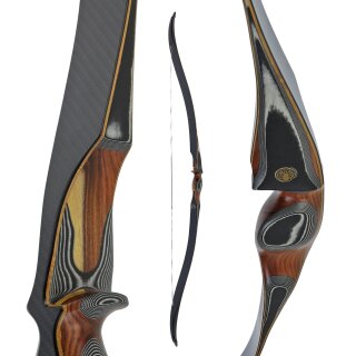 JACKALOPE - Onyx - 62 Inch - One Piece Recurve bow - 20