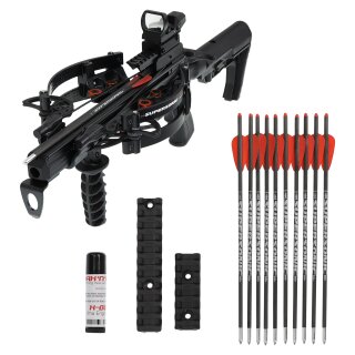 [SET] X-BOW FMA Supersonic REV XL - 120 lbs - Crossbow with L-Stock - incl. Red Dot & bolts