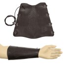 elTORO Armschutz Leder mit Schnürung