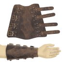 elTORO Armschutz Leder mit Schnallen