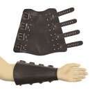 elTORO Armschutz Leder mit Schnallen