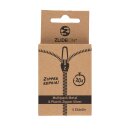 Multipack Metal &amp; Plastic Zipper - silver