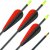 up to 20 lbs | Carbon arrow | LithoSPHERE Black - with Vanes | Spine 1300 | 26 inches