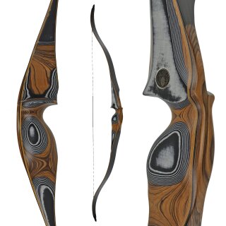 JACKALOPE - Onyx - 62 Zoll - Modell 2023 - One Piece Recurvebogen - 20-50 lbs