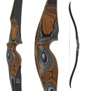 JACKALOPE - Onyx - 62 Zoll - Modell 2023 - One Piece Recurvebogen - 20-50 lbs