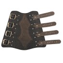 elTORO Armschutz Leder mit Schnallen