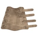 elTORO Armschutz Leder mit Schnallen