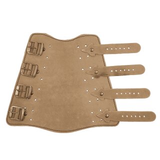 elTORO Armschutz Leder mit Schnallen