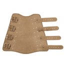 elTORO Armschutz Leder mit Schnallen